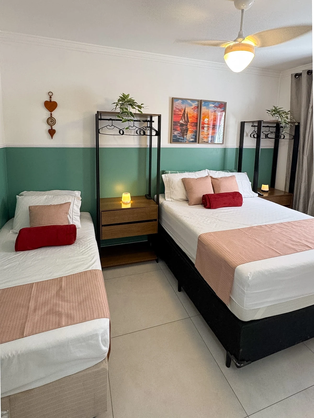 O quarto, apartamento pé na areia em Praia Grande