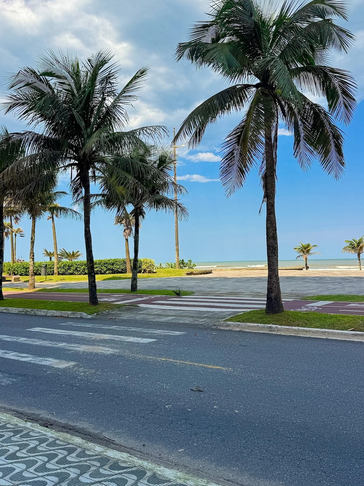 Kit de praia, apartamento pé na areia em Praia Grande